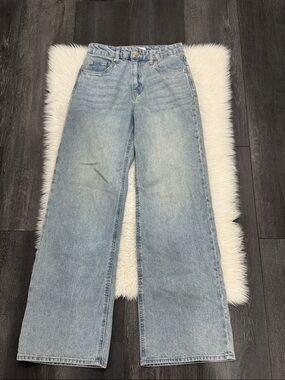 H&M Light Wash Women's Wide Leg Jeans - Blue